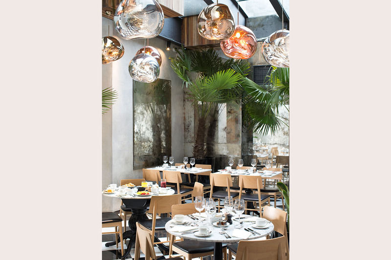 Hotel Magnolia サンティアゴ エクステリア 写真 Restaurant interior
